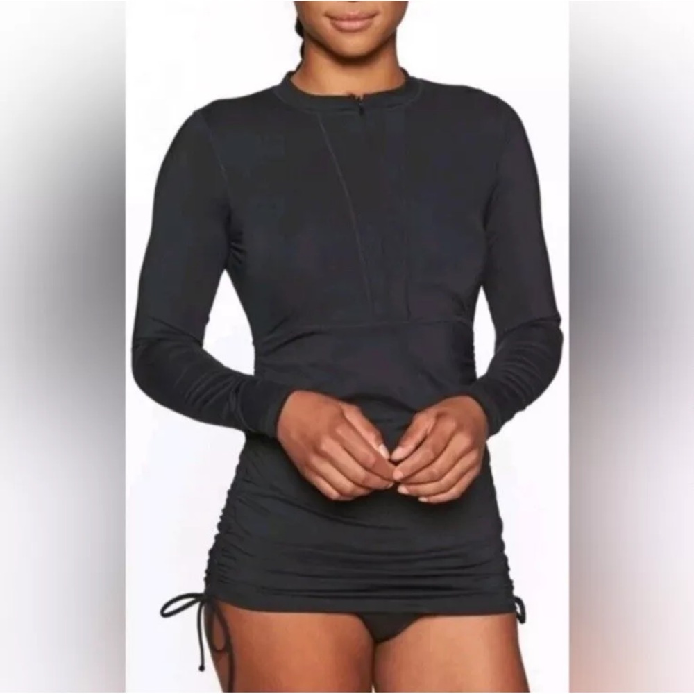 Athleta • Tidal Ruched Long Sleeve Rash Guard